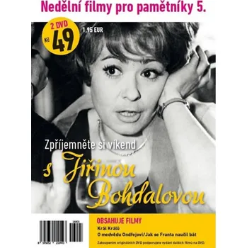 DVD film Nedělní filmy pro pamětníky 5: Jiřina Bohdalová (2DVD) - 2x DVD v balení Kolekce