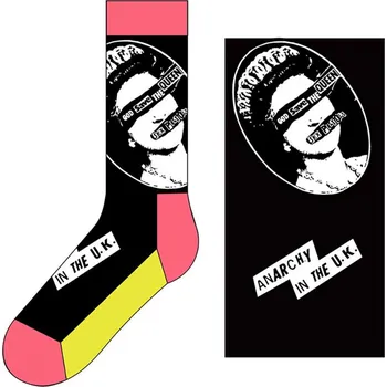 DVD film God Save The Queen Sex Pistols - Ponožky unisex černé -