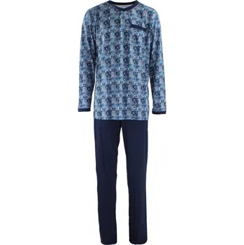 Pánské pyžamo Pánské prodloužené pyžamo LABYRINT velikost: XXXL, délka: "36"