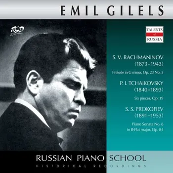 DVD film Rachmaninov - Prelude, Op. 23 No. 5 / Tchaikovsky - Six pieces, Op. 19 / Prokofiev - Sonata No. 8, Op. 84 Gilels Emil - CD
