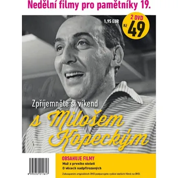 DVD film Nedělní filmy pro pamětníky 19: Miloš Kopecký - 2x DVD v balení Kolekce