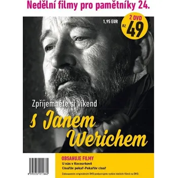 DVD film Nedělní filmy pro pamětníky 24: Jan Werich (2DVD) - 2x DVD v balení Kolekce