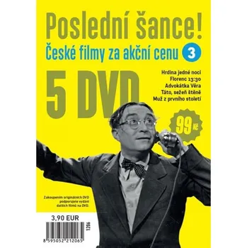 DVD film Poslední šance 3 /papírové pošetky/ (5DVD) - 5x DVD v papírové pošetce
