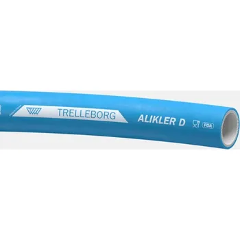 Zahradní hadice TRELLEBORG 100/117 DRINKTEC ALIKLER D 15/SPL - Tlaková a sací hadice pro alkohol, tuky a mléko, 15 bar, FDA, -30/+100°C