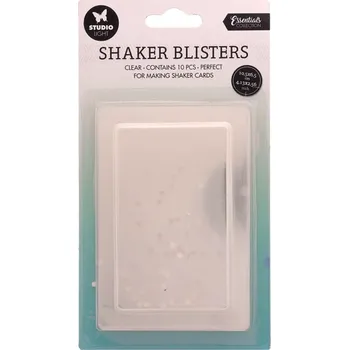 Studio Light Plastová krytka na výrobu chrastidla Studio Light, 10,5x6,5 cm, 10 ks - Obdélník