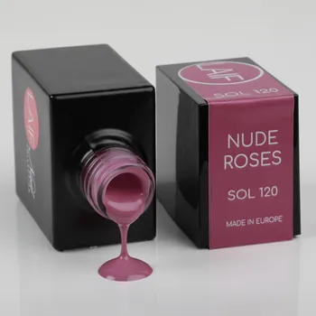 Umělé nehty Laif Gel lak růžový SOL - 120 Nude Roses 10 ml