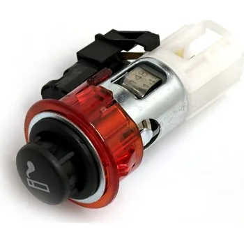 Zapalovač Elektrický zapalovač cigaret 12V dovoz - červené