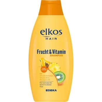 Šampon Elkos Frucht&Vitamin šampon s výtažkem meruňky a provitaminu B5 500ml