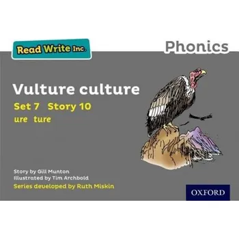 Učebnice Read Write Inc. Phonics: Vulture Culture (Grey Set 7 Storybook 10) - Munton, Gill