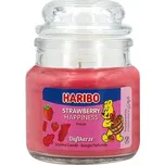 Haribo svíčka malá Strawberry Happiness - Jahodové potěšení, 85 g