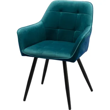 Jídelní židle Židle čalouněná LAJLA podnož černá kovová