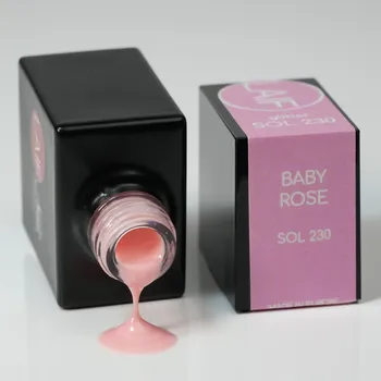 Umělé nehty Laif Gel lak růžový SOL - 230 Baby Rose 10 ml