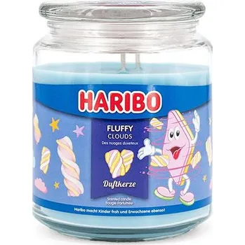 Svíčka Haribo svíčka Fluffy Clouds - Nadýchaná oblaka, 510g