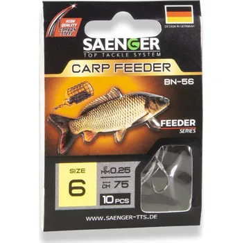 Saenger návazec na kapry Carp Feeder 6, 10 ks