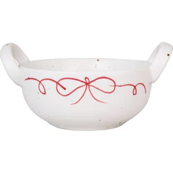 Strömshaga Osobní miska VIOLA BOW, červená Strömshaga