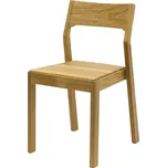 Židle celodřevěná ANIFE dubová stohovatelná