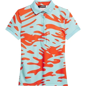 Pánské tričko J.Lindeberg Tour Tech Print Womens Neptune Atomizer S Polo košile