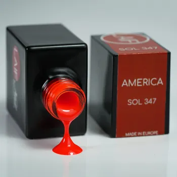 Umělé nehty Laif Gel lak oranžový SOL - 347 America 10ml