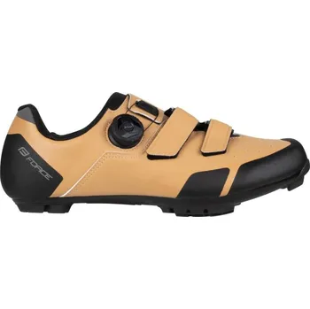 Pánské cyklistické tretry Tretry Force MTB Revo 2 světle hnědá 44
