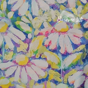 Hedvábí Dubaj, Malba květiny (E) (Hedvábná lehká vzdušná šatovka)