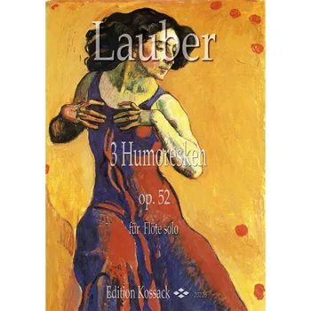 3 Humoresken op.52 - pro sólovou příčnou flétnu