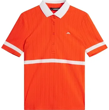 Pánské tričko J.Lindeberg Moira Tangerine Tango XS Polo košile