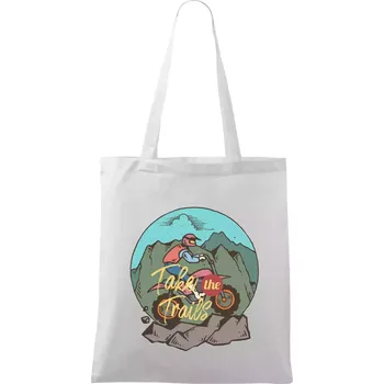 Offroad Moto - Taška bavlněná - 42 x 38 cm ( Bílá )