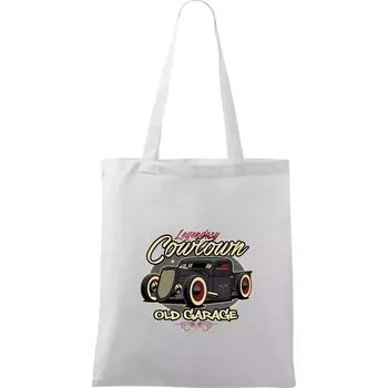 Legendary old car - Taška bavlněná - 42 x 38 cm ( Bílá )