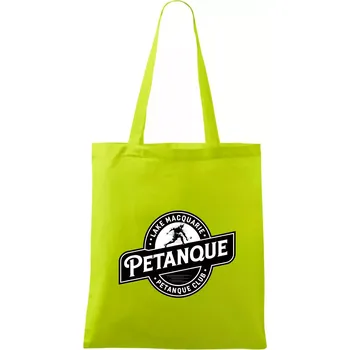 Petanque club lake - Taška bavlněná - 42 x 38 cm ( Limetková )