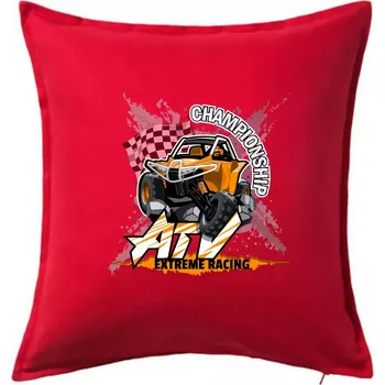 Polštář ATV extreme championship - Polštář 50x50 - 50x50 - Pouze potah ( Červená )