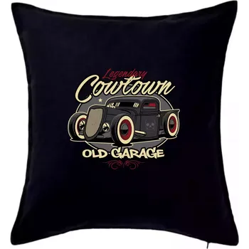 Polštář Legendary old car - Polštář 50x50 - 50x50 - Pouze potah ( Černá )