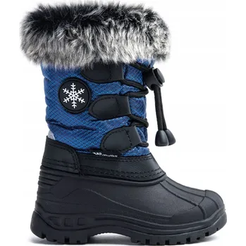 Dívčí sněhule Dětské sněhule zateplené stahovací lehká vlna nazouvací Wojtyłko