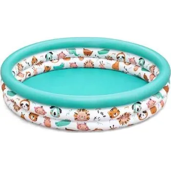 Bazén BESTWAY 51226 Nafukovací dětský bazén Zvířátka Safari, 122cm