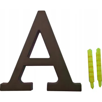 Domovní cedule ČÍSLICE ČÍSLA PÍSMENO PÍSMENA NA DŮM BUDOVU DVEŘE ADRESU ČÍSLO BRONZOVÁ 9 CM A