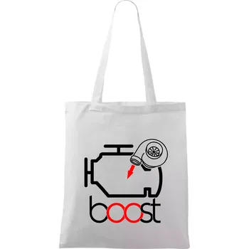 Boost - Taška bavlněná - 42 x 38 cm ( Bílá )