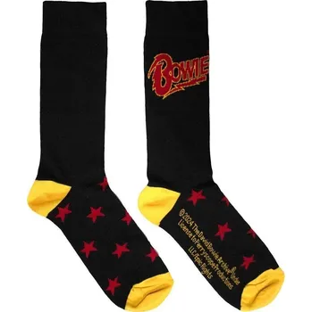 Pánské ponožky David Bowie Ponožky Stars Black 39-45