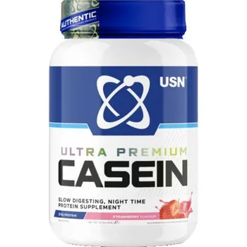 Fitness USN Ultra Premium Casein 908g Jahoda + DÁREK
