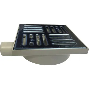 kanalizace SOIL PP vpust s vodním odtokem, výška 150 mm, nerez