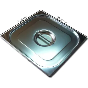 Víko na gastronádobu GN 1/2, PROFI (Víko nerez PROFI, velikost GN 1/2)