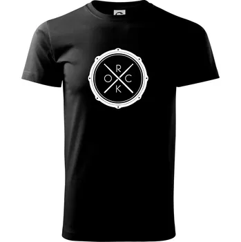 Paličky bicí ROCK - Triko extra velké (5-8XL) - 7XL ( Černá )
