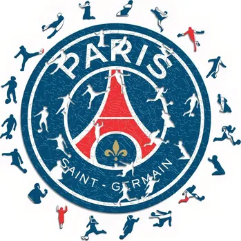 PARIS SAINT GERMAIN FC Dřevěné puzzle Paris Saint Germain FC, znak klubu, 500 ks