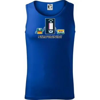 Nikdy nezapomeneme 90s - Tílko pánské Core - M ( Královská modrá )