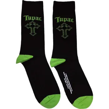 Pánské ponožky 2Pac Ponožky Green Cross Black 40-45