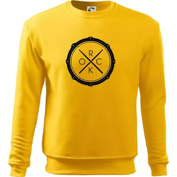 Pánská mikina Paličky bicí ROCK - Mikina Essential pánská - 3XL ( Žlutá )