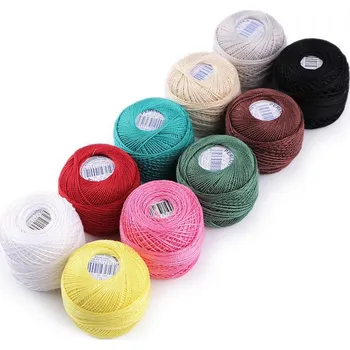 Příze Vyšívací příze Perlovka Niťárna, barva mix variant