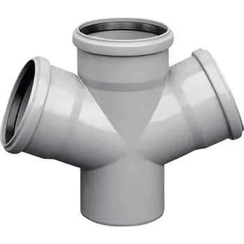 kanalizace HT odbočka dvojitá 110x50x67°