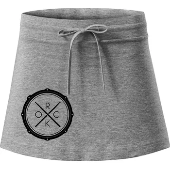 Dámské oblečení Paličky bicí ROCK - Sportovní sukně - two in one - S ( Tmavě šedý melír )