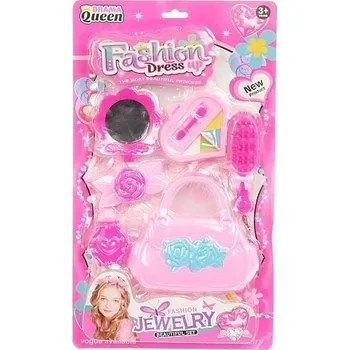 KOSMETICKÝ SET PRO PANENKY KABELKA ZRCÁTKO + PŘÍSLUŠENSTVÍ 1589