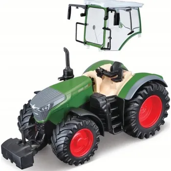 autíčko BBurago 18-31611 Traktor FENDT 1050 Vario modrá