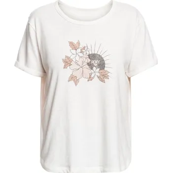 Dámské tričko Dámské Tričko s krátkým rukávem ROXY OCEAN AFTER ERJZT05667-WBK0 – Bílá M